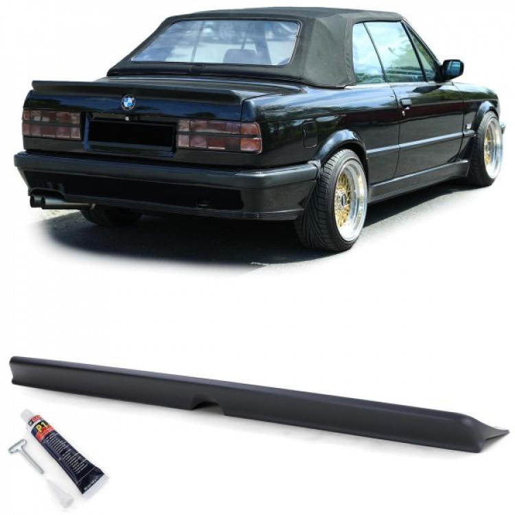 Upgrade Design Heckspoilerlippe Sport 1 für BMW 3er E30 82-93 Limo (2+4 Türer) Cabrio mit ABE